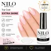 Top Hybrydowy Extra Shine z przemywaniem 10ml NILO Perfect Nails